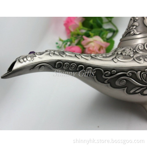 Shinny Gifts Metal Antique Brass Oil Lamp